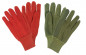 Preview: Jersey Garden Gloves  "Comfort Grip", 2 pairs red + olive (L)